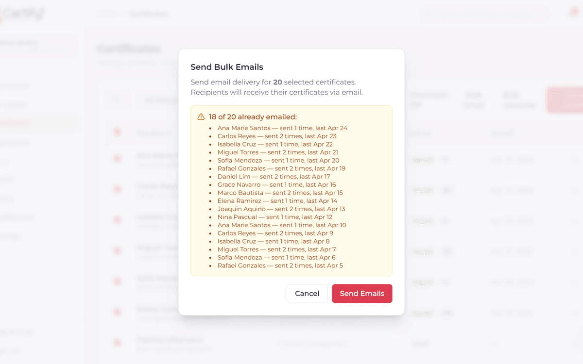 Bulk Email